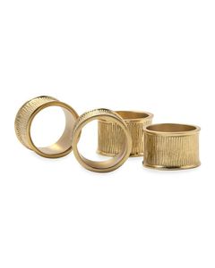 Decorative Floral Metal Napkin Ring Designed For Thematic <b>Table</b> Settings During Festivals And Special Events - Product Image 3