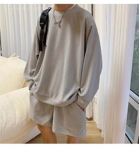 Mens Everyday Summer Outfit Stylish Short Sleeve T Shirt and Shorts Matching Two Piece <b>Set</b> for Relaxing and Casual Streetwear - Product Image 6