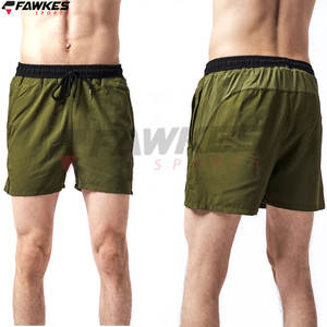 กางเกงขาสั้นผู้ชายสำหรับฤดูร้อนกางเกงกีฬาผ้าฝ้ายเอวยางยืดแบบผูกเชือกลำลองพร้อมโลโก้ตามสั่ง - Product Image 6