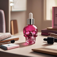 Parfum TONFLY Mystic Skull Blush : 30 ml d'un parfum envoûtant dans une bouteille unique en forme de crâne pour femmes