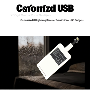 Récepteur QI Lightning personnalisé, gadgets USB promotionnels - Product Image 3