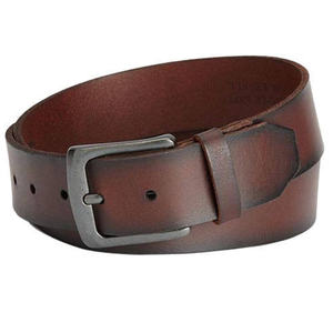 Cinturón de cuero genuino Vintage para hombre, diseño personalizado y color, fabricante al por mayor - Product Image 6