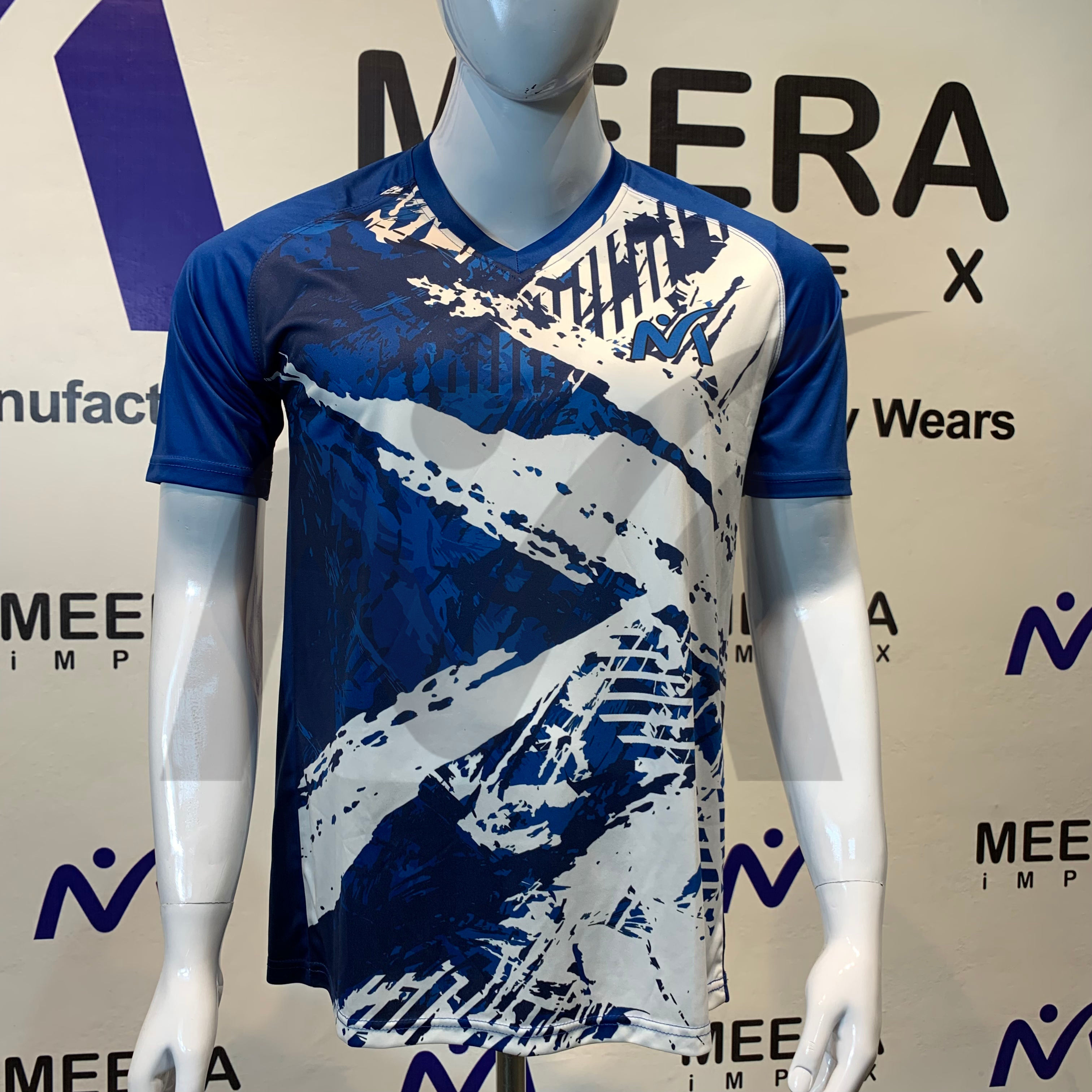 Cómodo camiseta de fútbol azul marino para un rendimiento perfecto