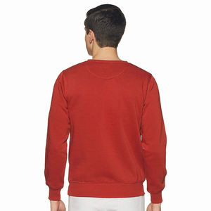 Sudadera con capucha de manga larga para hombre, de Color rojo, ropa informal de poliéster, superventas - Product Image 2