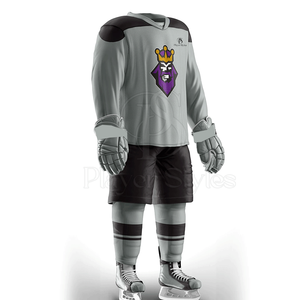 Ensemble de maillots de hockey sur glace personnalisés de haute qualité Nouveau style d'uniforme entièrement personnalisable Nom de l'équipe OEM Meilleurs vêtements de hockey sur glace en gros - Product Image 5