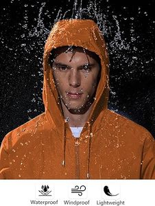 Chaqueta Cortavientos Larga de Diseñador para Hombre, Estilo Informal Vintage, Ligera, Impermeable y Cortavientos, con Cuello Alto - Product Image 5