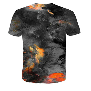 Top tendances hommes impression personnalisée sérigraphie formelle 100% coton à manches courtes coupe ample qualité supérieure respirant T-Shirt - Product Image 5