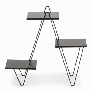 Modern Geometric 5-Tier Metal Plant Stand Minimalist Indoor Planter Display Rack for Home & Balcony - Product Image 2