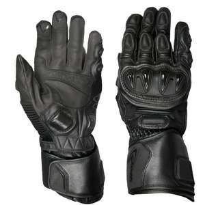 Botas de carreras de cuero para moto Guantes impermeables para moto Pantalla táctil Dedo completo Guantes de moto hechos de cuero de alta calidad - Product Image 4