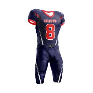 Conjunto de Uniforme de Fútbol Americano Personalizado para Adultos |   Uniforme Deportivo Sublimado de Manga Corta, Transpirable y Resistente para Equipos Escolares y Clubes - Product Image 5