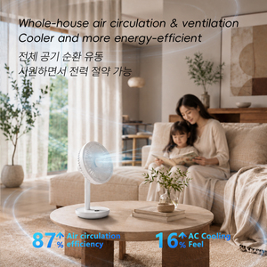 <span class=keywords><strong>Ventilador</strong></span> <span class=keywords><strong>de</strong></span> Mesa Oscilante Inteligente Portátil, <span class=keywords><strong>Ventilador</strong></span> Recargable <span class=keywords><strong>de</strong></span> 5 Velocidades, 4000 mAh, <span class=keywords><strong>Silencioso</strong></span>, con Ángulo Ajustable, para Oficina en Casa - Product Image 2