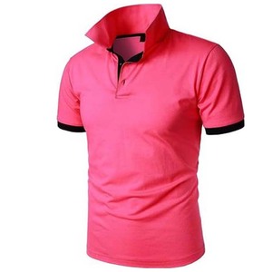 Venta al por mayor en blanco personalizado logotipo bordado ropa de los hombres polos de algodón de alta calidad de talla grande personalizado polos de los hombres - Product Image 2