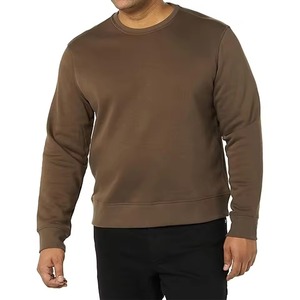 Camisetas de Manga Larga Extra Grandes de Algodón para Hombre, Sudadera con Cuello Redondo, Unisex, con Logotipo Personalizado - Product Image 4