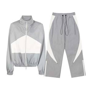 Nouveau Vintage coupe-vent en Nylon vestes d'entraînement pour hommes Logo personnalisé bas actifs survêtement coupe-vent ensembles grande taille hiver - Product Image 6