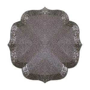 Top-Notch Quality Creative Handmade Beaded Pumpkin Design Home Decorative Beaded <b>Table</b> Runner Dining <b>Table</b> Runner for Gifted Use - Product Image 3