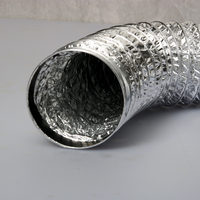 Conduit d'évacuation flexible en aluminium pour cuisine, boulangerie, restaurant et ventilation commerciale