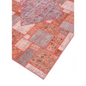 Provenance Hand Knotted <b>Wool</b> Rugs <b>Red</b> Orange Kilim Abstract Patchwork Design Rectangular 9x12 for Home Entryway Hallway Pae-3499 - Product Image 2