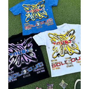 เสื้อยืดบ็อกซี่แบบสตรีทแวร์ผ้าคอตตอนน้ำหนักเบา280GSM โลโก้ตามสั่งขนาดพลัสไซส์ - Product Image 6