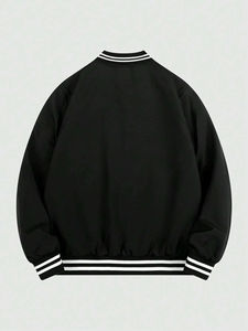 Veste universitaire matelassée à capuche pour homme, taille plus, personnalisée, réversible, coupe-vent, de haute qualité, décontractée, mode, hiver, automne 2025 - Product Image 2