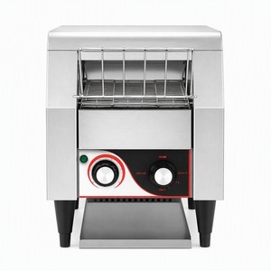 เครื่องปิ้งขนมปังไฟฟ้าแบบสายพานลำเลียงเชิงพาณิชย์ 220V สำหรับโรงแรม บุฟเฟ่ต์ อาหารเช้า ร้านอาหาร - Product Image 1