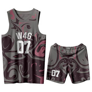 Ensemble d'uniformes de basketball de haute qualité, logo personnalisé, maillot et short d'équipe, usine OEM - Product Image 1