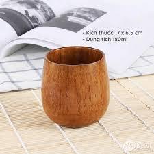 Tasse en bois du Vietnam bon marché, vaisselle durable faite à la main écologique - Product Image 6