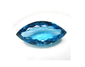 ของขวัญพลอยบุษราคัมสีฟ้าจากสวิสที่น่าสนใจสำหรับการทำเครื่องประดับหินบุษราคัมสีฟ้าสวิสทรงหลวมสำหรับเธอ - Product Image 3