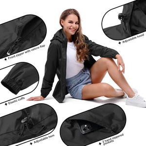 Chaquetas cortavientos Ripstop de ajuste personalizado, prendas de vestir exteriores transpirables resistentes al viento, ideales para entrenamiento o uso informal - Product Image 5