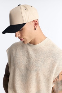 Gorra de Béisbol Personalizada de 6 Paneles, Unisex, de Algodón, Color Sólido, Visera en Contraste, Ajustable, Estilo Casual, para Adultos - Product Image 4