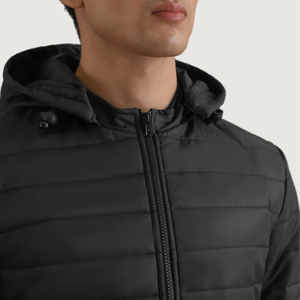 Chaqueta de Plumón de Pato de Alta Calidad para Hombre, Diseño Personalizado, Cierre de Cremallera Moderno, Tejido Abrigado, Tallas XS a Plus, Estilo Urbano - Product Image 6