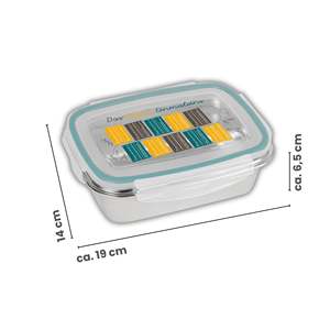 Lonchera Japonesa Bento de Alta Calidad, de un Solo Compartimento, Estilo Lindo, con Tapa de Plástico Libre de BPA, Apta para Calentar, para Conservación de Alimentos - Product Image 5