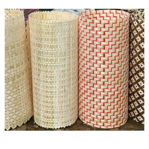 แผ่นทอผ้าทำจากไม้ไผ่งานสานอเนกประสงค์สำหรับตกแต่งผนังและตู้ - Product Image 6