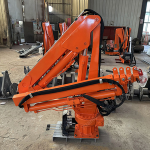 Haoy 1500kg nhỏ nhỏ Knuckle bùng nổ cần cẩu thủy lực bùng nổ tùy chỉnh nhỏ nhất xe tải gắn cẩu - Product Image 2