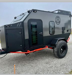 Mini caravana móvil tipo Tear Drop con baño en venta con envío económico, caravanas móviles para acampar. - Product Image 1