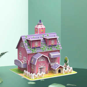 Joythinkers Quà tặng khuyến mãi DIY <span class=keywords><strong>3D</strong></span> Câu Đố cối xay gió Nhà Mô hình đồ chơi lứa tuổi 2-7 dễ dàng lắp ráp với giấy & bọt cho cô gái - Product Image 6