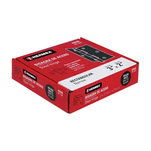 HERMEX 3 'nero cerniera rettangolare in scatola di 20 unità cerniere mobili - Product Image 4
