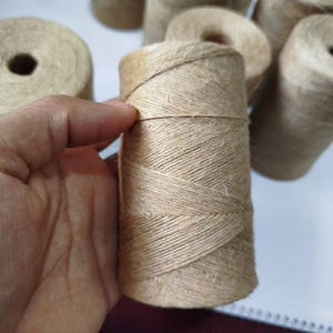 Prix usine écologique réutilisable et lavable qualité Standard 100% /Tossa tressé 1 pli Jute fil exportation du Bangladesh - Product Image 3