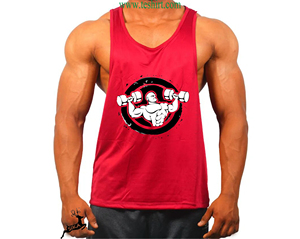 OEM Service Athletic Tank Top With Moisture-Wicking Polyester Fabric Perfect Gym Workouts India Recycled Poly Cotton Viscose - Product Image 1