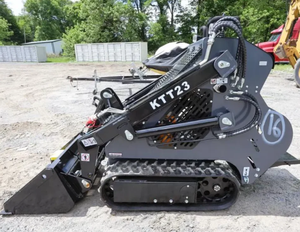 Commercial Approved 1Ton Mini <b>Stand</b> On Skid Steer Track Loader with 740cc 23HP <b>Engine</b> - Product Image 3