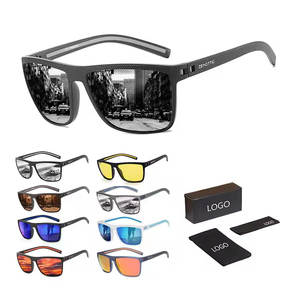 Nuovi Occhiali da Sole Sportivi da Uomo di Lusso TR 90 Polarizzati UV400 Rettangolari Quadrati alla Moda Leggeri con Cerniera a Molla per Ciclismo Corsa e Attività all'Aperto - Product Image 4