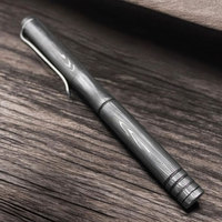 Stylo à bille en acier Damas personnalisé, divers matériaux, haute qualité, logo couleur personnalisé, bureau