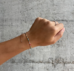 Rainbow Summer <b>Bracelet</b>, <b>Adjustable</b> 14cm-28cm, Surfer <b>Bracelet</b> Surfer <b>Bracelet</b> - Product Image 1
