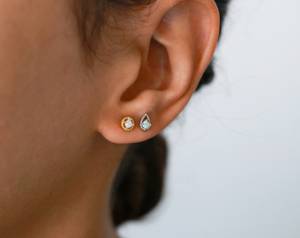 <b>Opal</b> Gemstone Newest Latest Earing of 925 Sterling Silver for Elegant Look for Parties and Weddings at Affordable Prices - Product Image 3