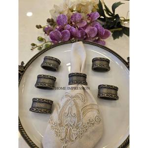 Nouveaux anneaux de serviette en métal durables, nouvelle forme, personnalisables, de haute qualité, écologiques, en stock, fournitures de fête - Product Image 1