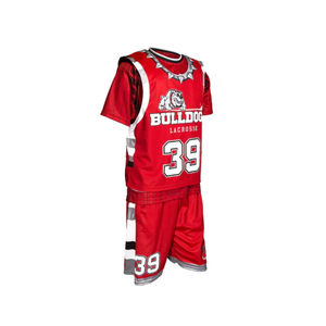 Uniforme de Lacrosse de Alta Calidad 100% Poliéster para Hombre, Secado Rápido, Último Diseño, Personalización Completa de Logotipo, Conjunto de Camisetas y Pantalones Cortos - Product Image 2