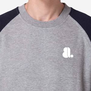 Blanc nouvelle mode hommes col rond pull 100% coton respirant poids lourd tricoté tissu surdimensionné décontracté Vintage impression - Product Image 5