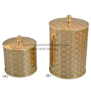 Personalizado tallado a mano latón dorado católico PYX función de trabajo de estera única hecho a mano modelo PY 1004-A - Product Image 2