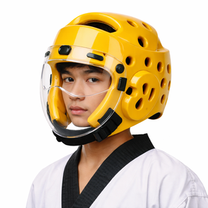 Casque de protection de tête de Taekwondo de qualité supérieure avec visière transparente, entraînement professionnel, protection de compétition, nouveauté 2026 - Product Image 2