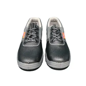 Delinme dayanıklı Baotou inşaat ayakkabıları iş güvenliği botları kompozit çelik özel Unisex deri OEM özel güvenlik ayakkabıları