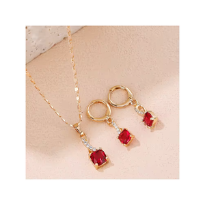 แหวนชุบทองหรูหราสำหรับผู้หญิงเลือกเครื่องประดับหรูหราสำหรับของขวัญหมั้นหรืองาน - Product Image 3